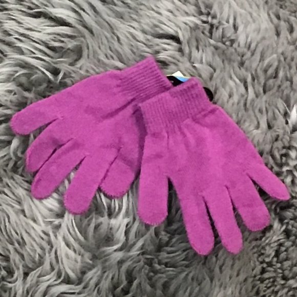 Disney | Girl'sTinkerbell Winter Gloves | Purple | One Size - Picture 2 of 2